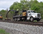 Progress rail boom truck 